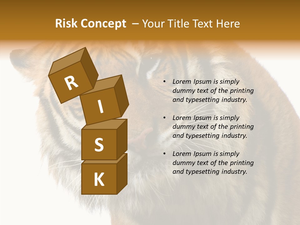 Big Shot Tiger PowerPoint Template