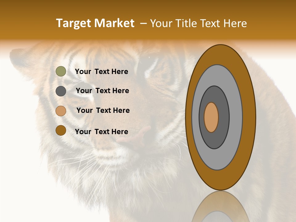 Big Shot Tiger PowerPoint Template