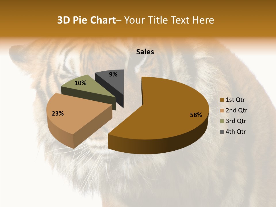Big Shot Tiger PowerPoint Template