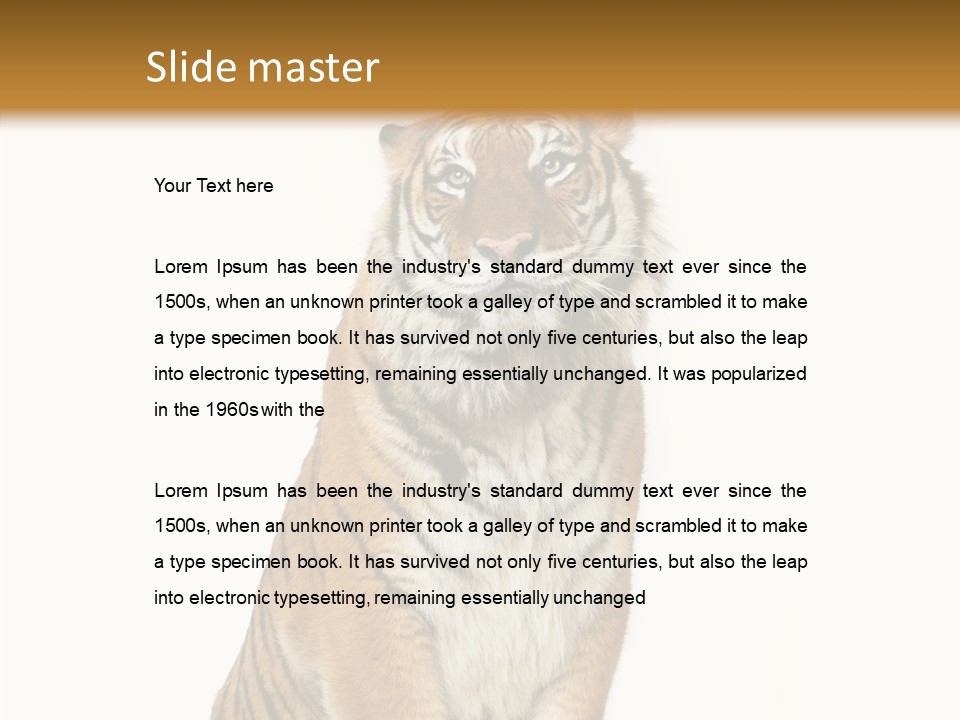 Big Carnivore Wild PowerPoint Template