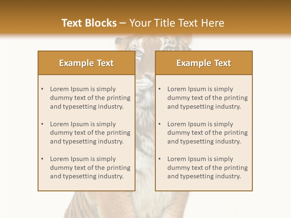 Big Carnivore Wild PowerPoint Template