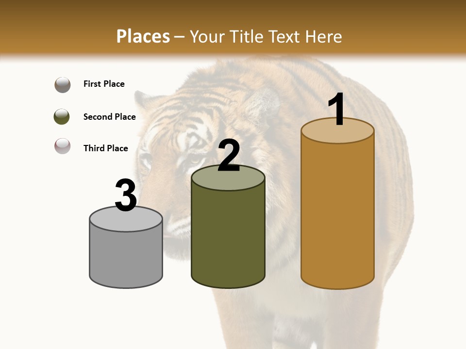 Hunter Furry Cat PowerPoint Template