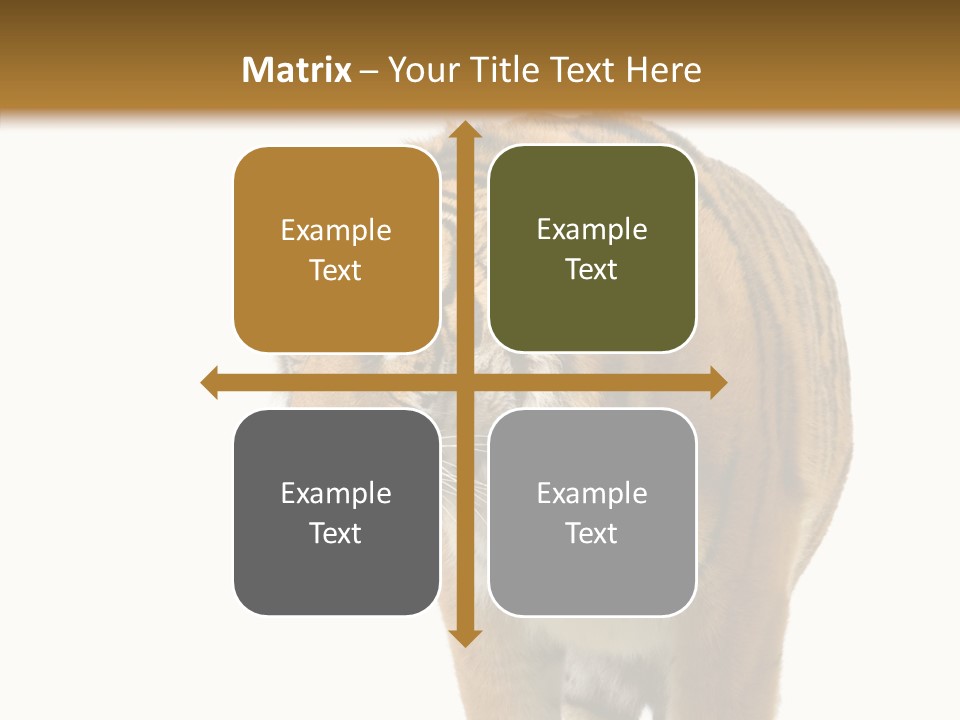 Hunter Furry Cat PowerPoint Template