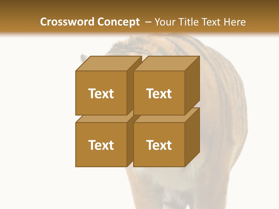 Hunter Furry Cat PowerPoint Template