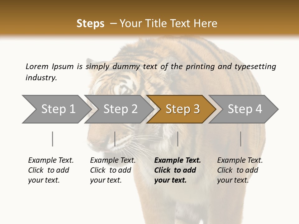 Hunter Furry Cat PowerPoint Template