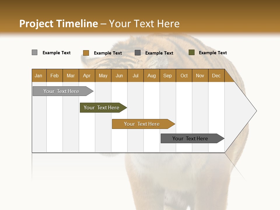 Hunter Furry Cat PowerPoint Template