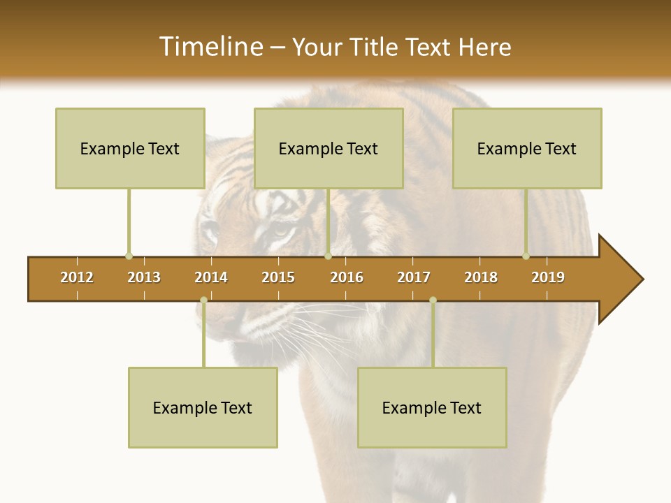 Hunter Furry Cat PowerPoint Template