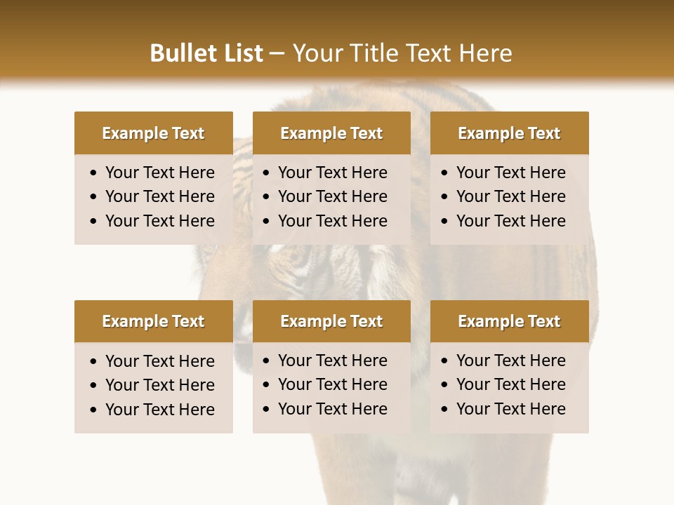 Hunter Furry Cat PowerPoint Template