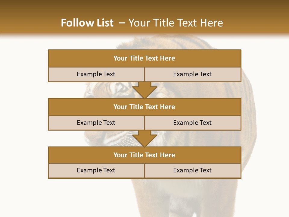 Hunter Furry Cat PowerPoint Template