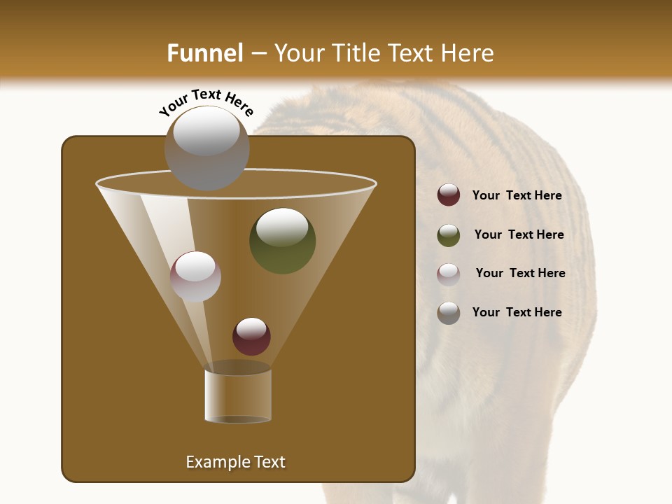 Hunter Furry Cat PowerPoint Template