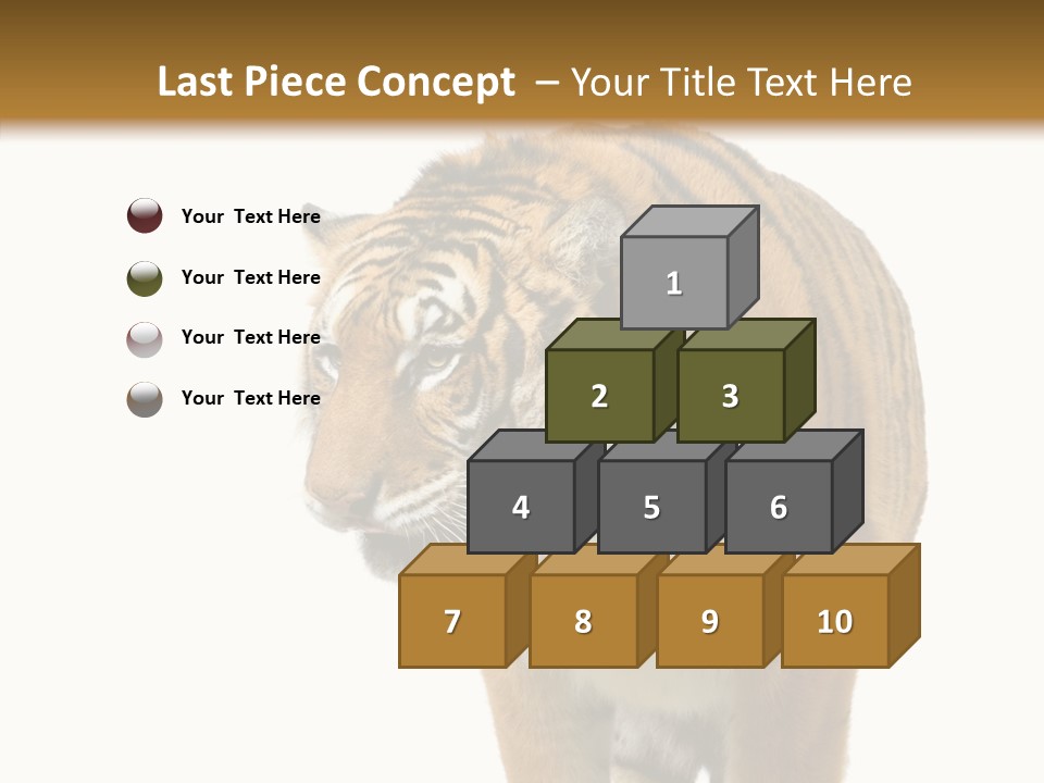 Hunter Furry Cat PowerPoint Template