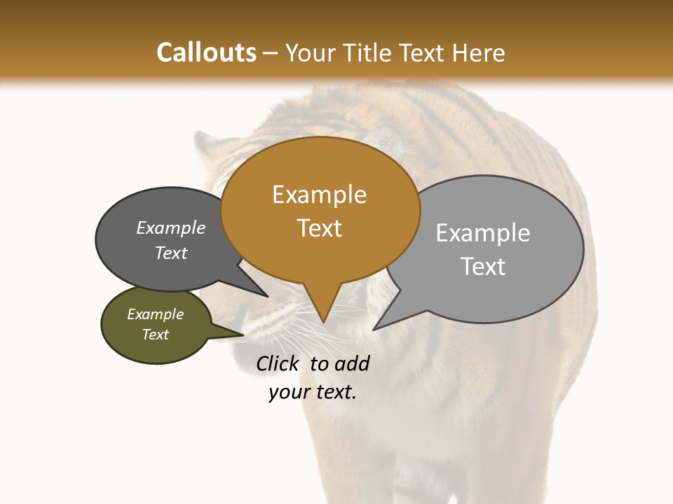 Hunter Furry Cat PowerPoint Template