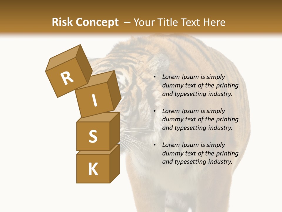 Hunter Furry Cat PowerPoint Template