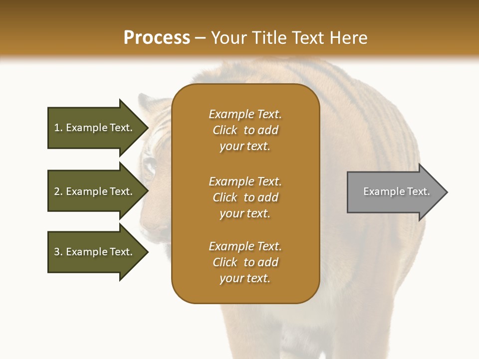 Hunter Furry Cat PowerPoint Template