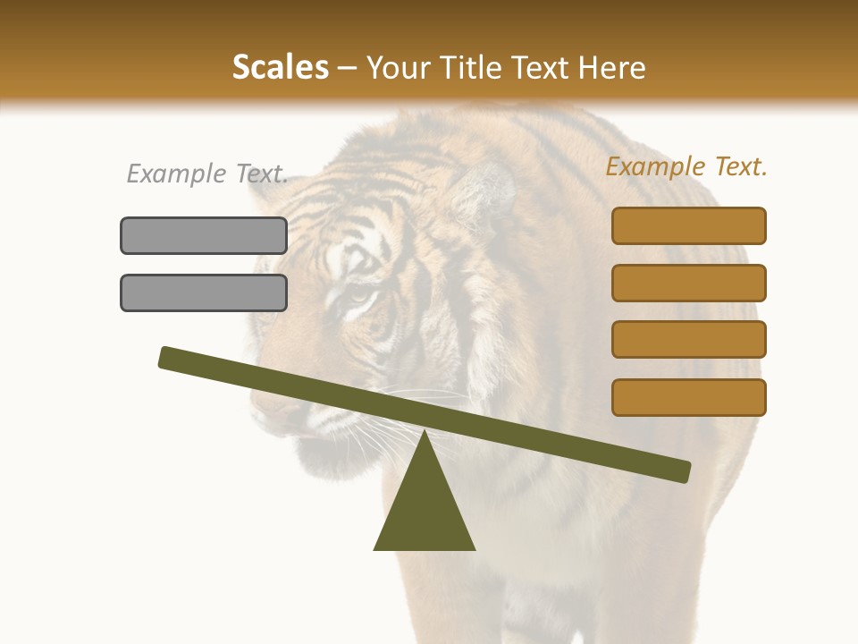 Hunter Furry Cat PowerPoint Template