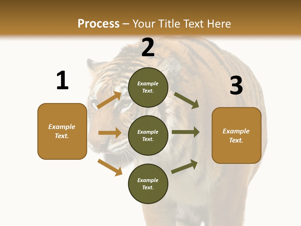 Hunter Furry Cat PowerPoint Template