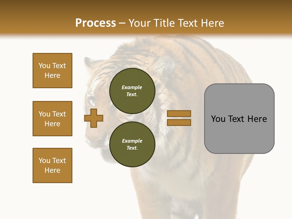 Hunter Furry Cat PowerPoint Template