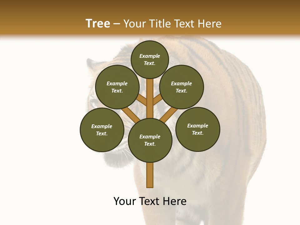 Hunter Furry Cat PowerPoint Template