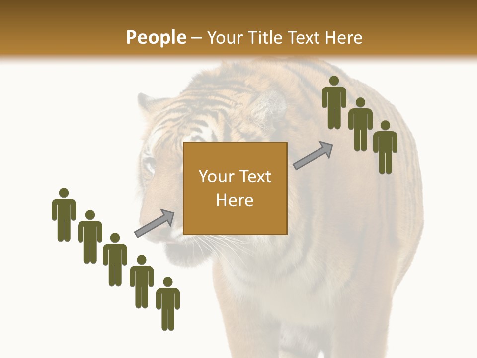 Hunter Furry Cat PowerPoint Template