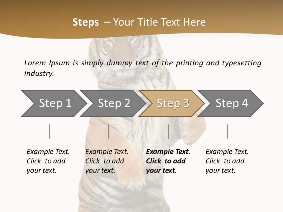 Bengal Awe Wild PowerPoint Template