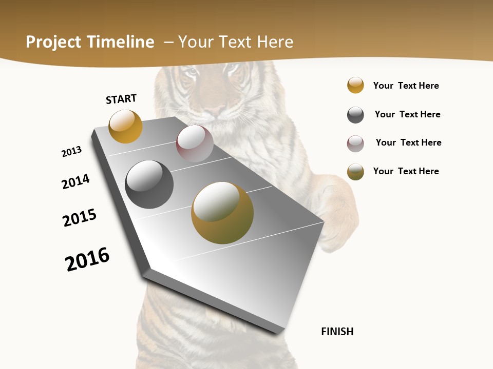 Bengal Awe Wild PowerPoint Template