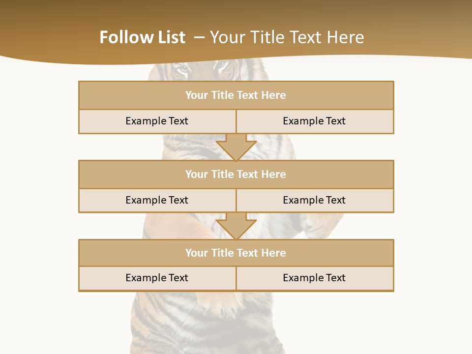 Bengal Awe Wild PowerPoint Template