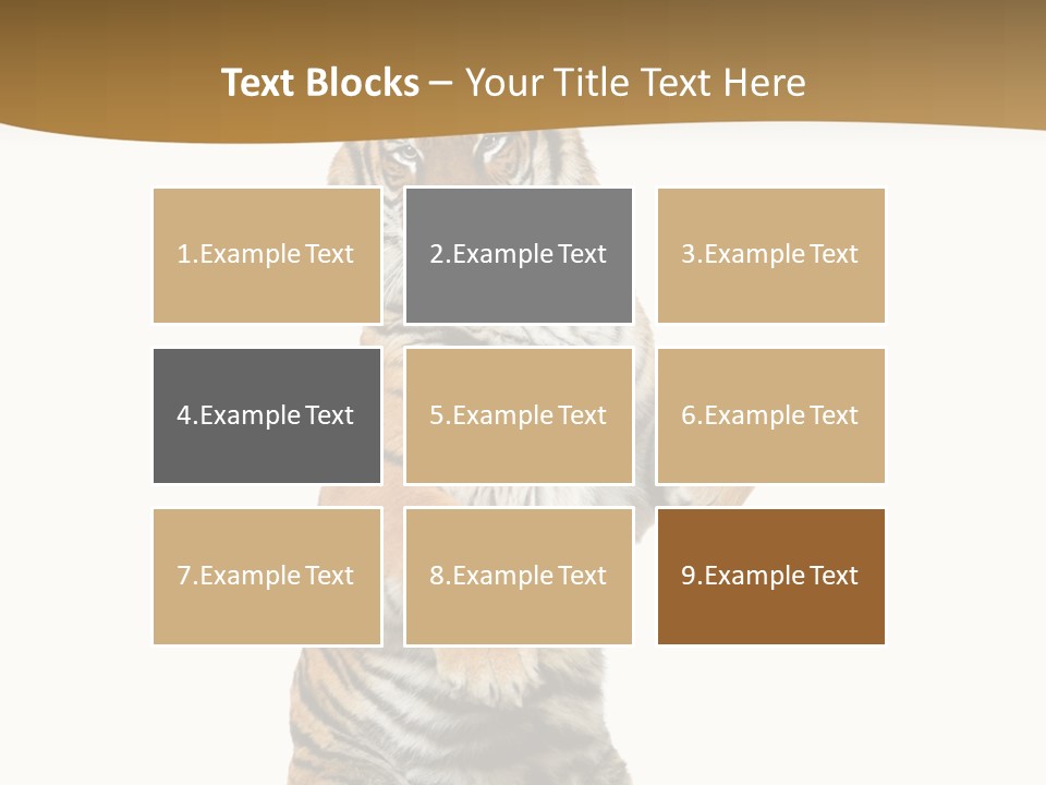 Bengal Awe Wild PowerPoint Template