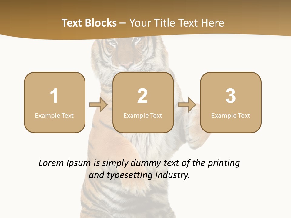 Bengal Awe Wild PowerPoint Template