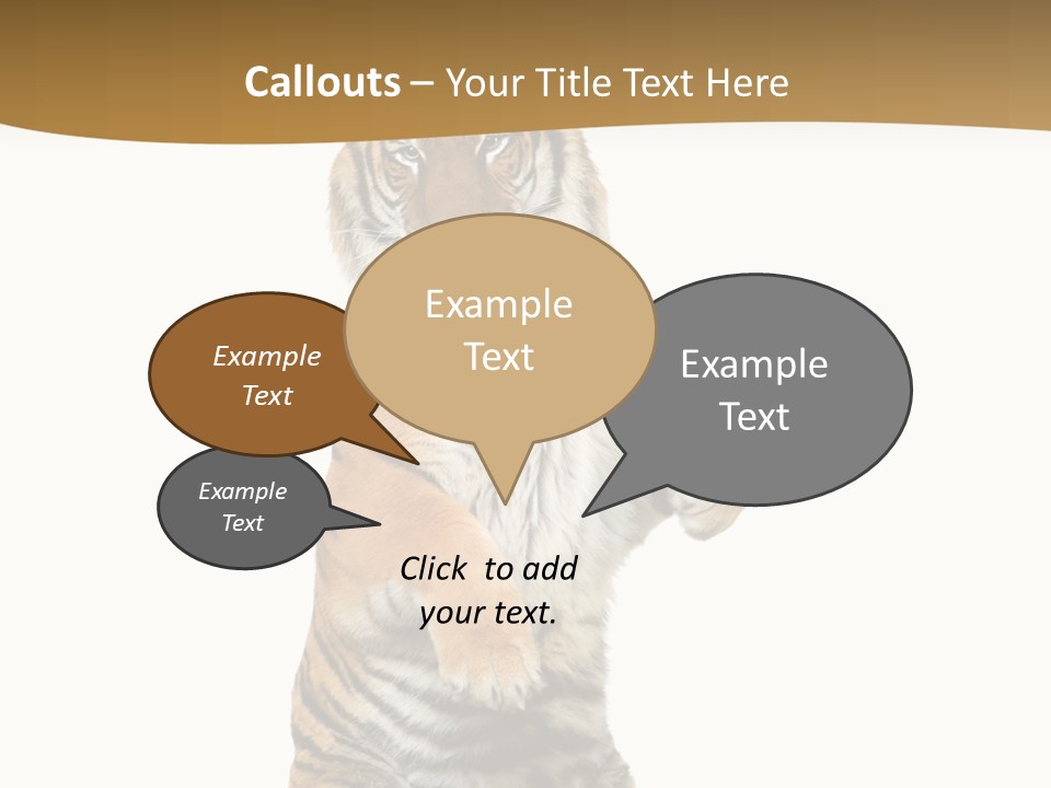 Bengal Awe Wild PowerPoint Template