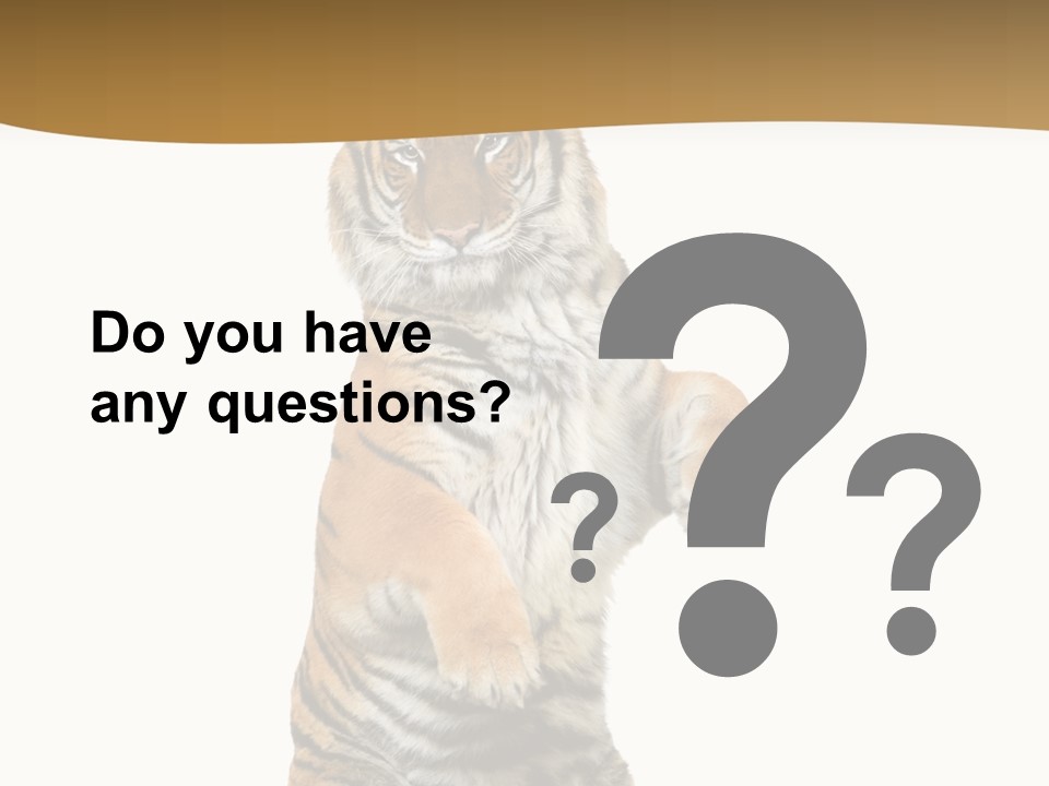 Bengal Awe Wild PowerPoint Template