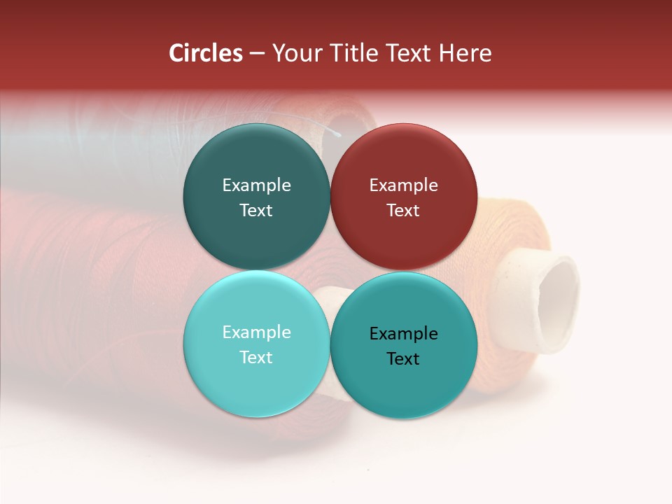 Handiwork Dressmaking Scissors PowerPoint Template