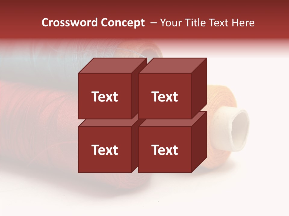 Handiwork Dressmaking Scissors PowerPoint Template