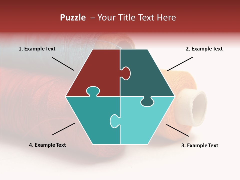 Handiwork Dressmaking Scissors PowerPoint Template