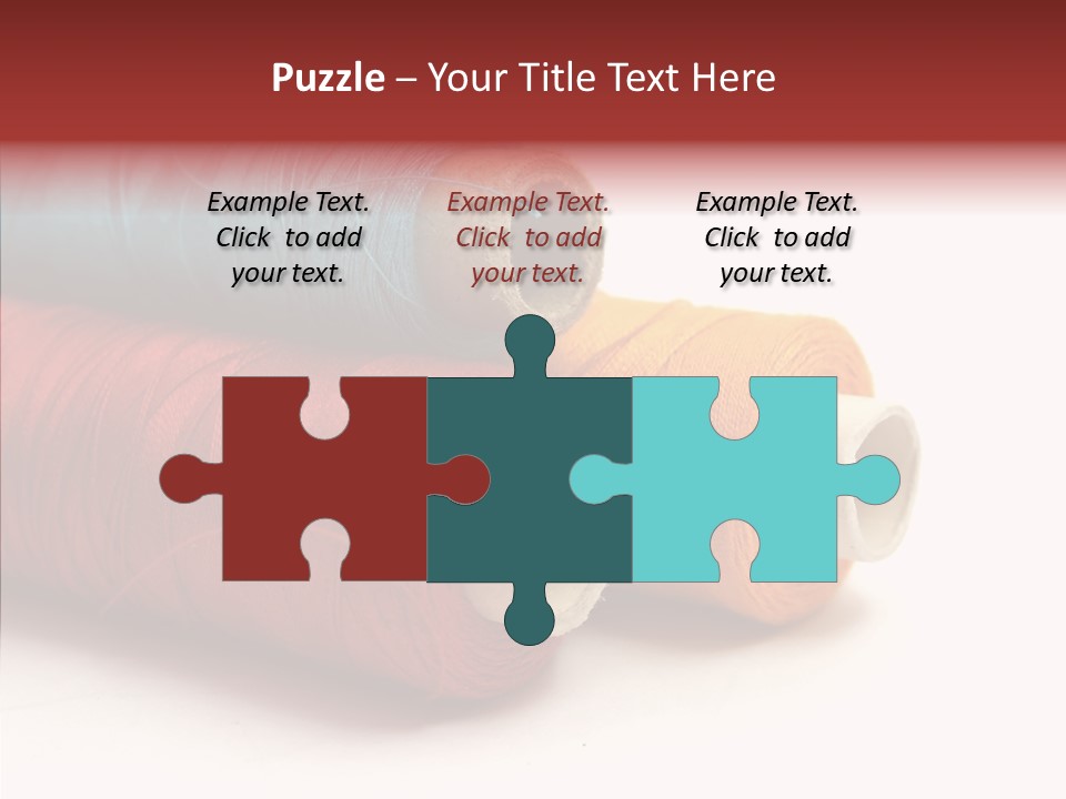 Handiwork Dressmaking Scissors PowerPoint Template