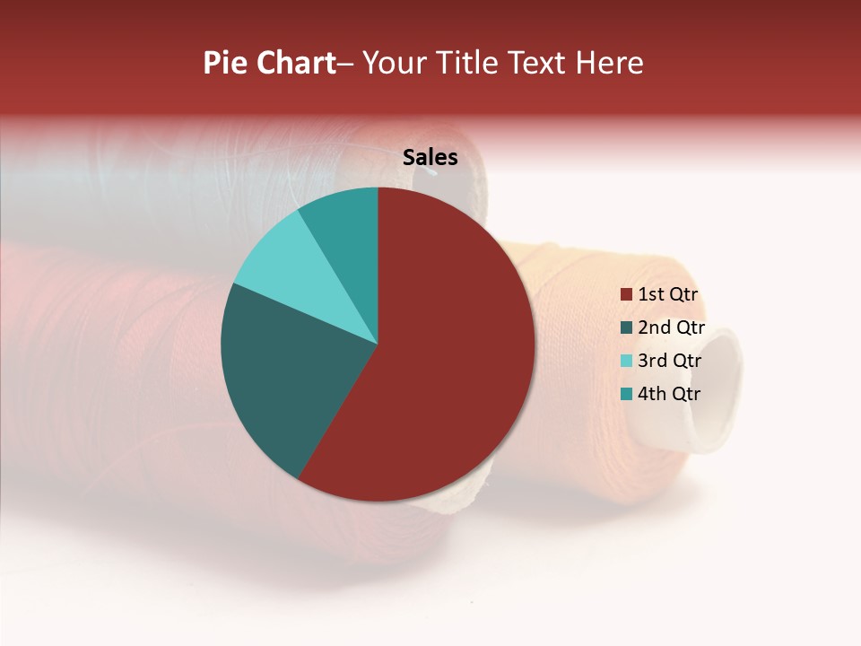 Handiwork Dressmaking Scissors PowerPoint Template