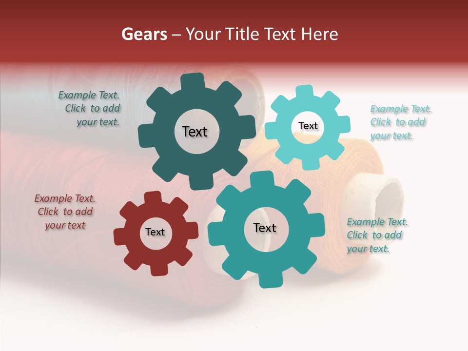 Handiwork Dressmaking Scissors PowerPoint Template