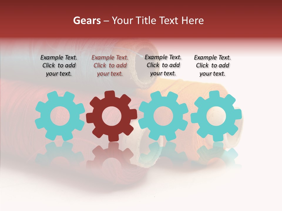 Handiwork Dressmaking Scissors PowerPoint Template