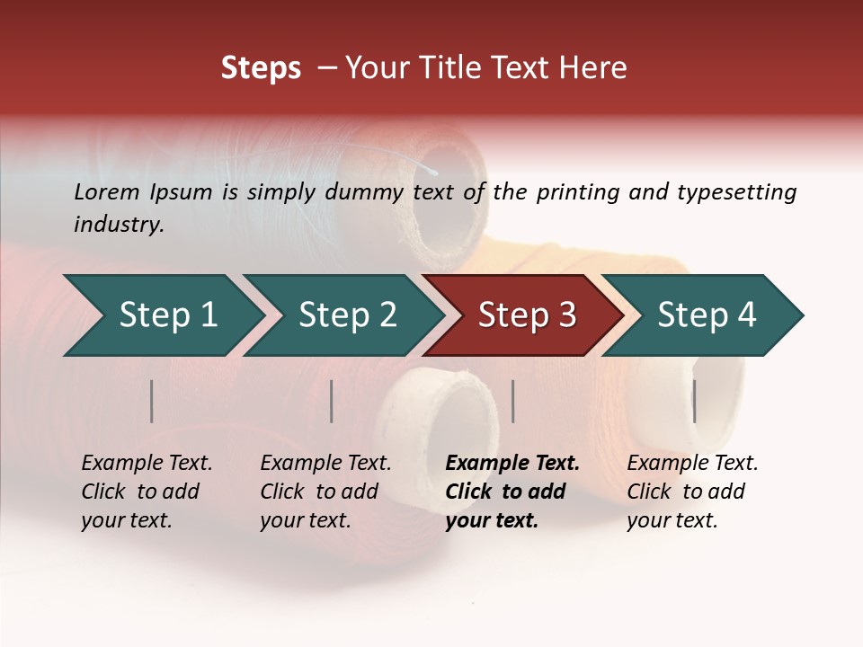 Handiwork Dressmaking Scissors PowerPoint Template