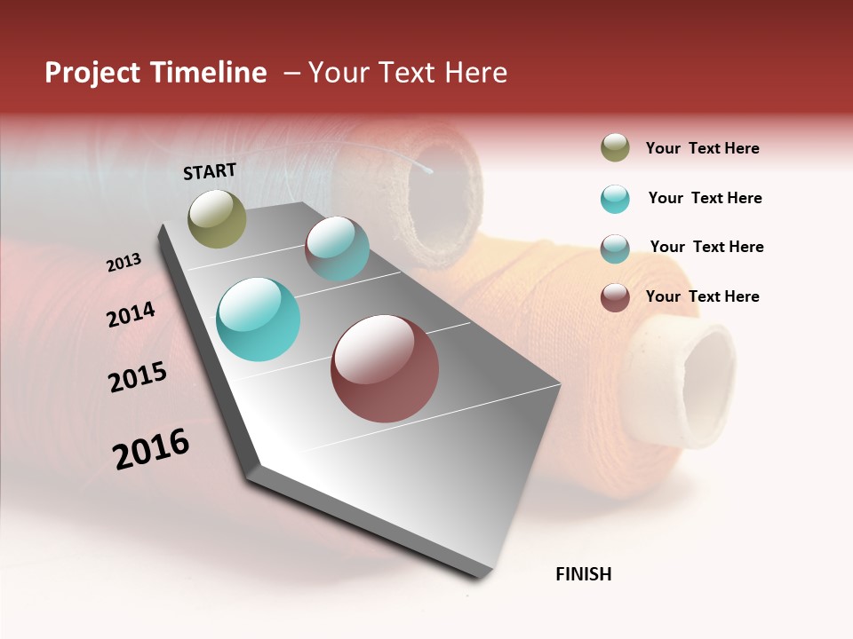 Handiwork Dressmaking Scissors PowerPoint Template