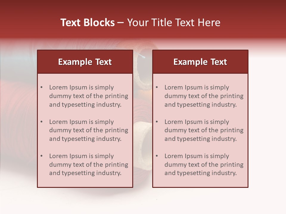 Handiwork Dressmaking Scissors PowerPoint Template