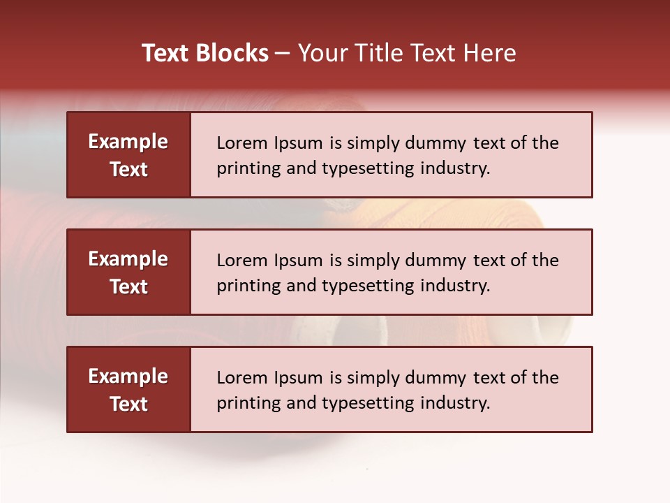 Handiwork Dressmaking Scissors PowerPoint Template