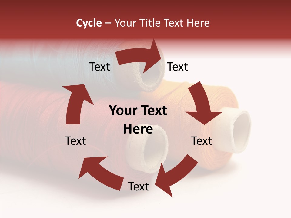 Handiwork Dressmaking Scissors PowerPoint Template
