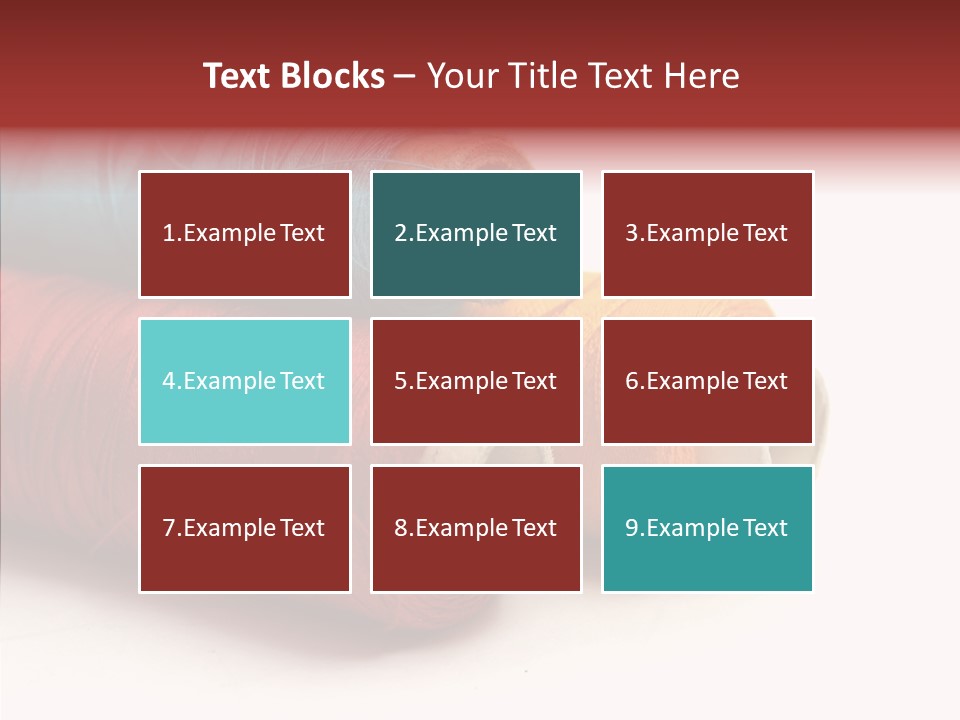 Handiwork Dressmaking Scissors PowerPoint Template