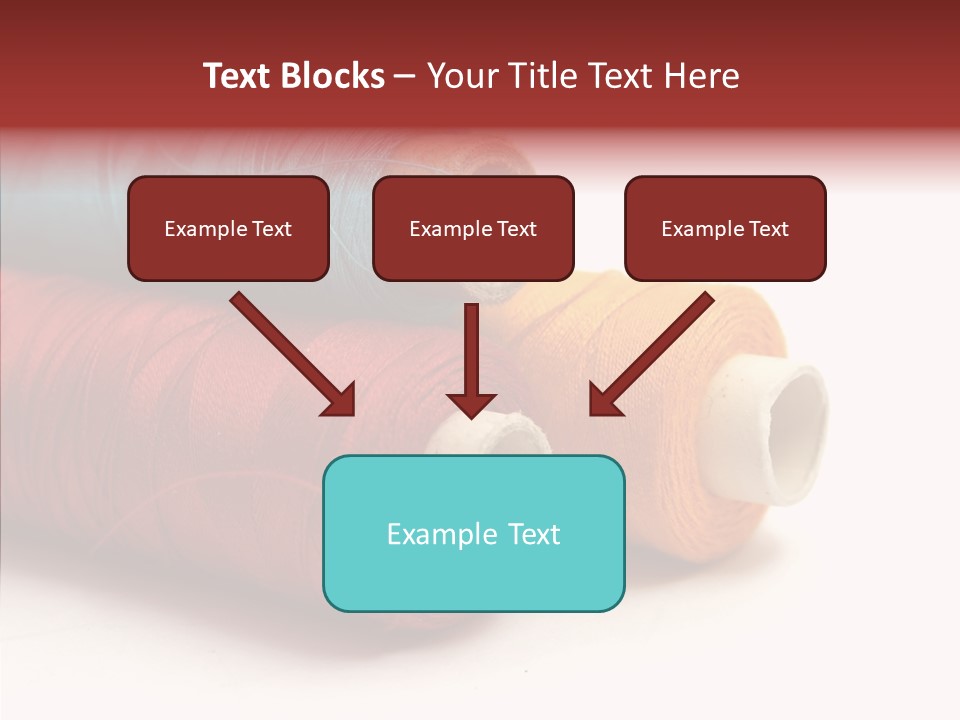 Handiwork Dressmaking Scissors PowerPoint Template