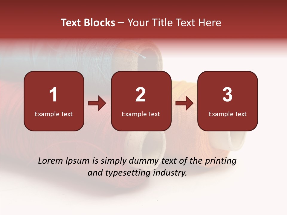 Handiwork Dressmaking Scissors PowerPoint Template