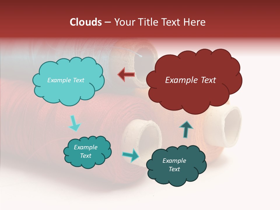 Handiwork Dressmaking Scissors PowerPoint Template