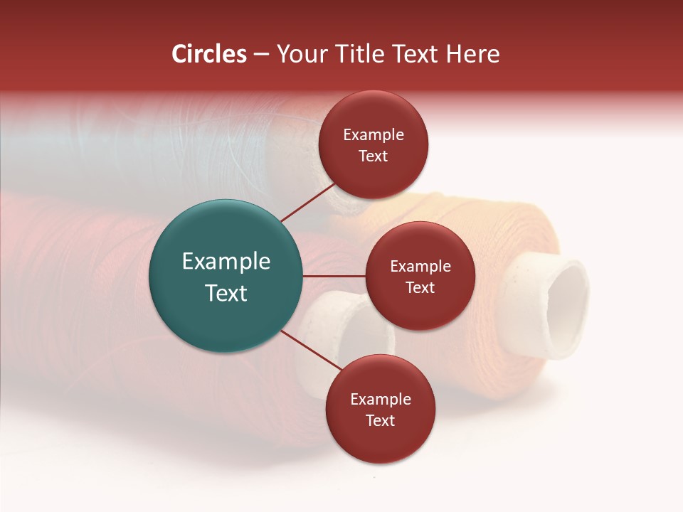 Handiwork Dressmaking Scissors PowerPoint Template