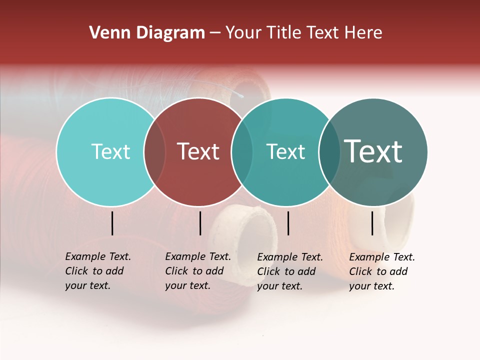 Handiwork Dressmaking Scissors PowerPoint Template