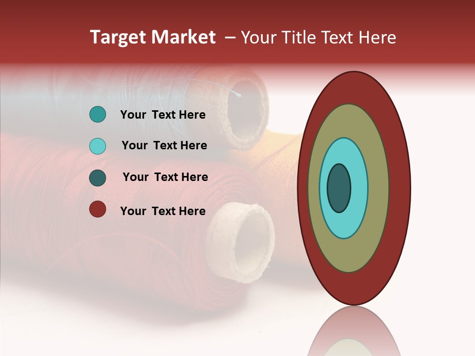 Handiwork Dressmaking Scissors PowerPoint Template