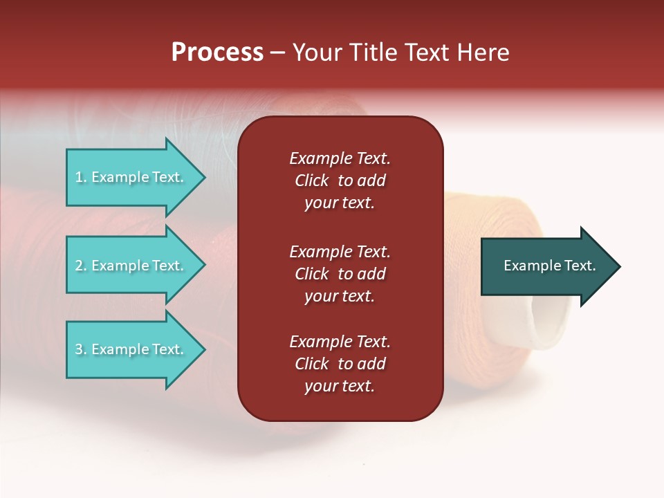 Handiwork Dressmaking Scissors PowerPoint Template